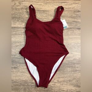 bathing suits for women one piece Margenta Size Small B2PRITY High Cut Bathing